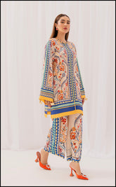 Premium Digital Printed Silk - Kaira